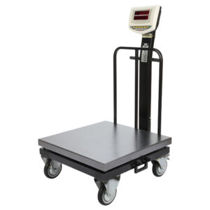 باسکول300کیلوگرم نمایشگر ثابت – چرخدار سینی گالوانیزه