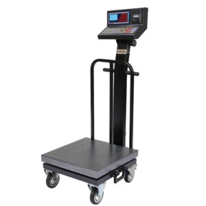 باسکول پرینتردار محک 200 کیلوگرم گالوانیزه چرخدار