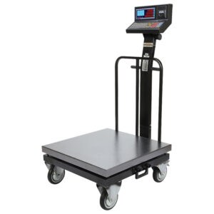 باسکول پرینتردار محک 300 کیلوگرم گالوانیزه چرخدار